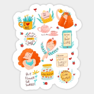 self love Sticker